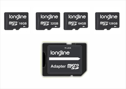 Longline 128 GB MicroSDHC Class 10 Hafıza Kartı + Adaptör - Thumbnail