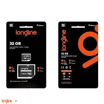 Longline 32 GB MicroSDHC Class 10 Hafıza Kartı + Adaptör - 1