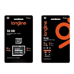 LONGLINE - Longline 32 GB MicroSDHC Class 10 Hafıza Kartı + Adaptör