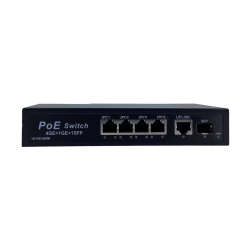 Longline 4 Port Gigabit PoE Switch | 1 Uplink Port - LONGLINE