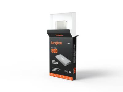 Longline 512GB Taşınabilir Portable SSD USB 3.1 Harici Disk LNGUSBSSD3/512GB - 3