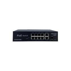 Longline 8 Port Gigabit PoE Switch | 2 Uplink Port - LONGLINE