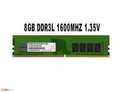 Longline 8GB DDR3L 1600MHz Masaüstü PC Bellek CL11 PC3-12800 1.35V LNGDDR31600LDT/8GB - 1