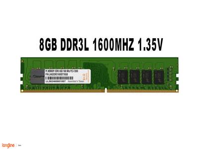 Longline 8GB DDR3L 1600MHz Masaüstü PC Bellek CL11 PC3-12800 1.35V LNGDDR31600LDT/8GB