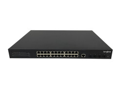 LONGLINE LNG-M3XF4GE24 24-Port Gigabit L3 Managed Industrial PoE+ Switch w/ 4x 10G SFP+ Uplinks - LONGLINE (1)