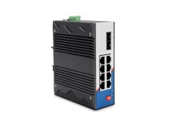 Longline LNG2IGF8GT 10-Port 10/100/1000 Mbps Yönetilemeyen Endüstriyel Switch - 1