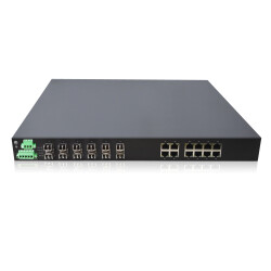 Longline LNGI2GF12GT-M 24-Port 10/100/1000 Mbps Yönetilebilir Endüstriyel Switch - LONGLINE