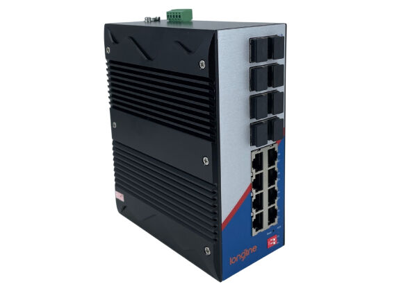 Longline LNGI316-8GF8GT 16-Port 10/100/1000 Mbps Yönetilebilir Endüstriyel Switch - 1