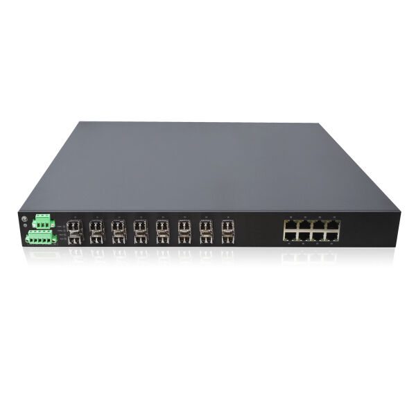 Longline LNGI6GF8GT-M 24-Port 10/100/1000 Mbps Yönetilebilir Endüstriyel Switch - 1