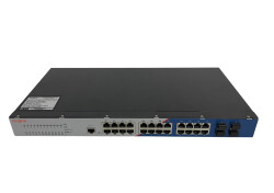 LONGLINE LNGIGF24GT-M 4×1000Base-X SFP slot+24×1000Base-T RJ45 port single power，AC220V with layer 3 Management no fans , support static routing RIP Endüstriyel Switch - LONGLINE (1)