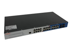 LONGLINE LNGIGF24GT-M 4×1000Base-X SFP slot+24×1000Base-T RJ45 port single power，AC220V with layer 3 Management no fans , support static routing RIP Endüstriyel Switch - 3