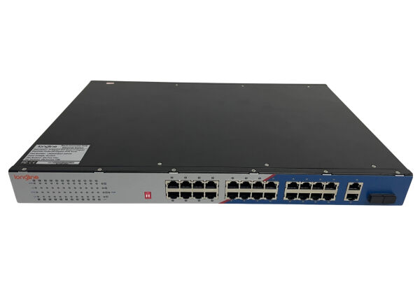 Longline LNGIGF26GT-24POE 28-Port 10/100/1000 Mbps Yönetilemeyen Endüstriyel PoE Switch - 1