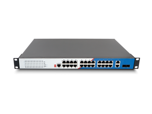 Longline LNGIGF26GT-24POE-M 28-Port 10/100/1000 Mbps Yönetilebilir Endüstriyel PoE Switch - 1