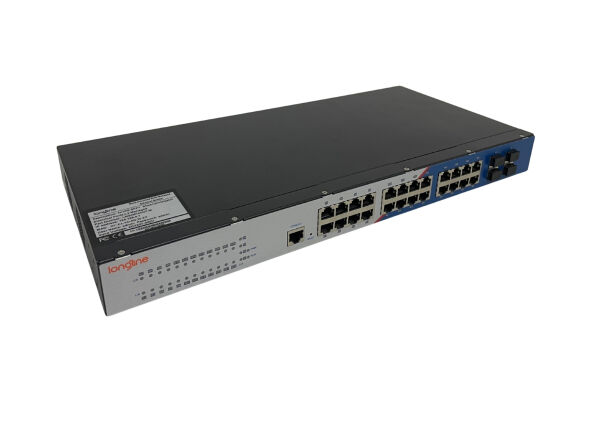 LONGLINE LNGIWF24GT-M 4×10GBase-X SFP+ slot+24×1000Base-T RJ45 port single power，AC220V with layer 3 Management no fans , support static routing RIP Endüstriyel Switch - 2