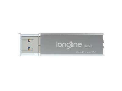 Longline Micro Portable 120GB Usb SSD Flash Bellek Gri 550/500Mb/Sn Okuma Yazma - 3