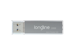 Longline Micro Portable 120GB Usb SSD Flash Bellek Gri 550/500Mb/Sn Okuma Yazma - Thumbnail
