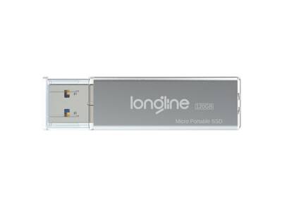 Longline Micro Portable 120GB Usb SSD Flash Bellek Gri 550/500Mb/Sn Okuma Yazma