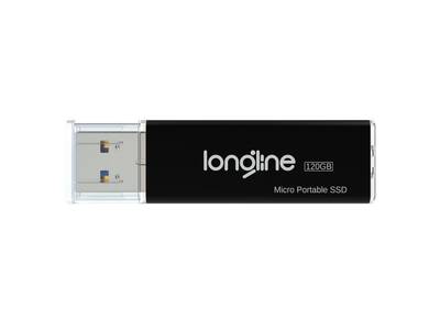 Longline Micro Portable 120GB Usb SSD Flash Bellek Siyah 550/500Mb/Sn Okuma Yazma - 3