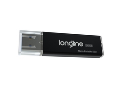 Longline Micro Portable 240GB Usb SSD Flash Bellek Siyah 550/500Mb/Sn Okuma Yazma - Thumbnail