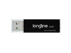 Longline Micro Portable 240GB Usb SSD Flash Bellek Siyah 550/500Mb/Sn Okuma Yazma - Thumbnail