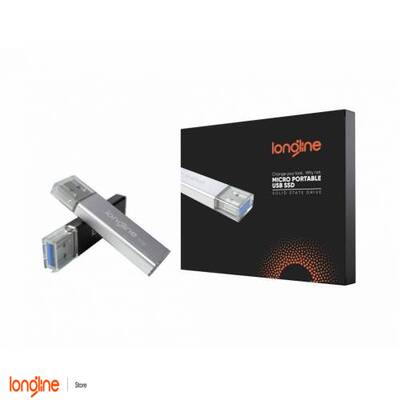 Longline Micro Portable 512GB Usb SSD Flash Bellek Gri 550/500Mb/Sn Okuma Yazma - 2