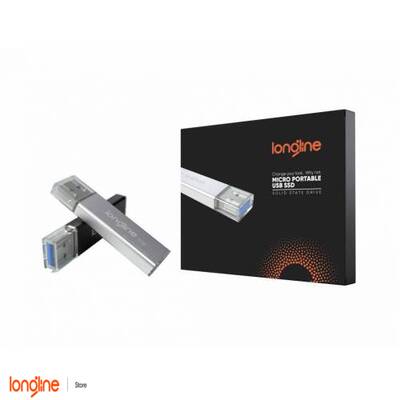 Longline Micro Portable 512GB Usb SSD Flash Bellek Gri 550/500Mb/Sn Okuma Yazma