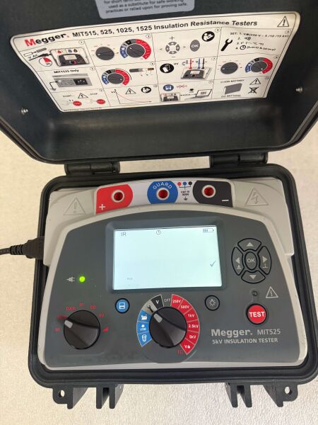 Megger MIT525 5 kV Diagnostic Insulation Resistance Tester - 4