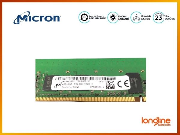 MEMORY DDR4 4GB 1RX8 PC4-2400T MTA9ASF51272PZ-2G3B1