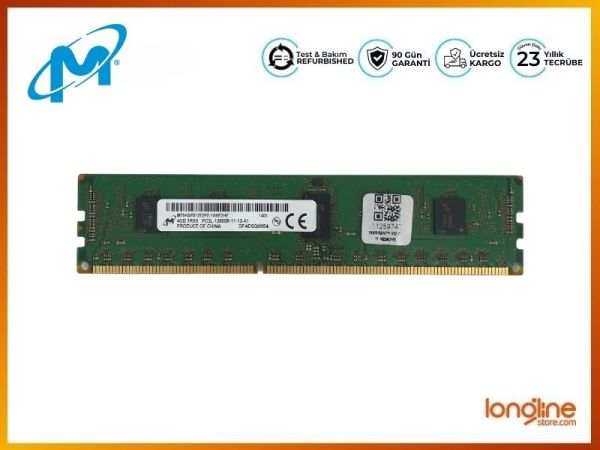 MICRON DDR3 4GB 1333MHZ PC3L-12800R 1RX8 MT9KSF51272PZ-1G6E2HE