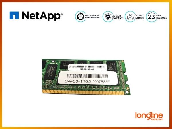 NetApp DDR3 4GB 1066MHZ PC3-8500P ECC X3204-R6+A0 107-00092+A0