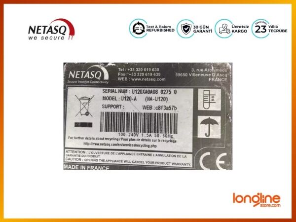 NETASQ U120 U120-A Multifunction Firewall Network Protection - 2