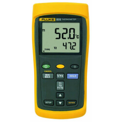 Fluke 52-II Tek Girişli Dijital Termometre - Fluke