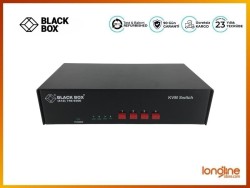 BLACK BOX - NOS Black Box KVM Switch SW731A 4-Port (5) DB25 Female for PC (1)