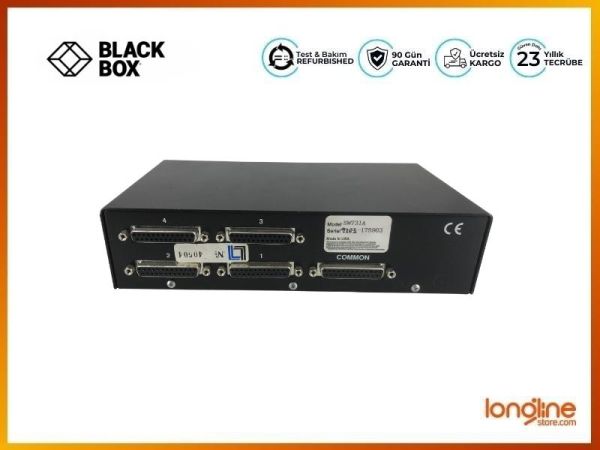 NOS Black Box KVM Switch SW731A 4-Port (5) DB25 Female for PC - 3