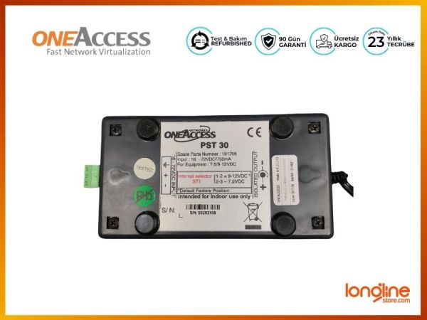 ONEACCESS PST-30 PWR-LUG+/-48/24VDC FOR 9/12VDC ADAPTOR