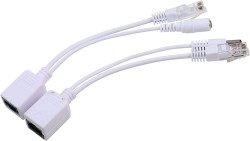 Passive Power Over Ethernet Adapter POE Cable Splitter Injector - 1