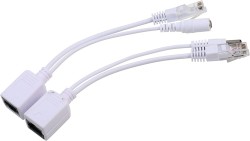 Passive Power Over Ethernet Adapter POE Cable Splitter Injector - Thumbnail