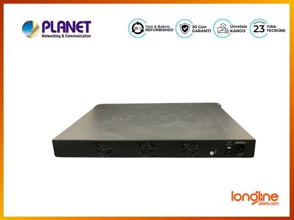 Planet 24Port Switch 802.3at PoE+4Port G TP/SFP - Switch - 1
