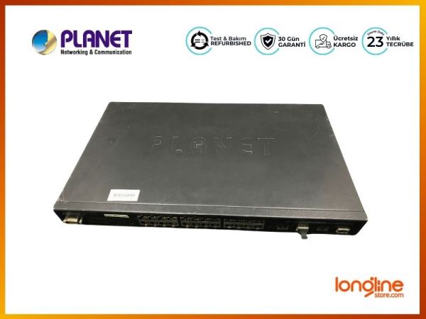 Planet PL-FGSW-2612PVM 24 Port 10/100/1000 Mbps Gigabit Switch