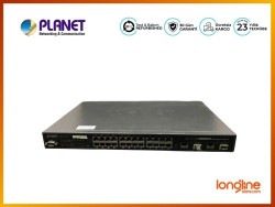 Planet PL-FGSW-2612PVM 24 Port 10/100/1000 Mbps Gigabit Switch - 1