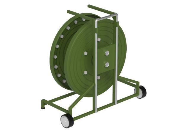 Portable Field Deployable Tactical Fiber Optic Cable Reel - 2