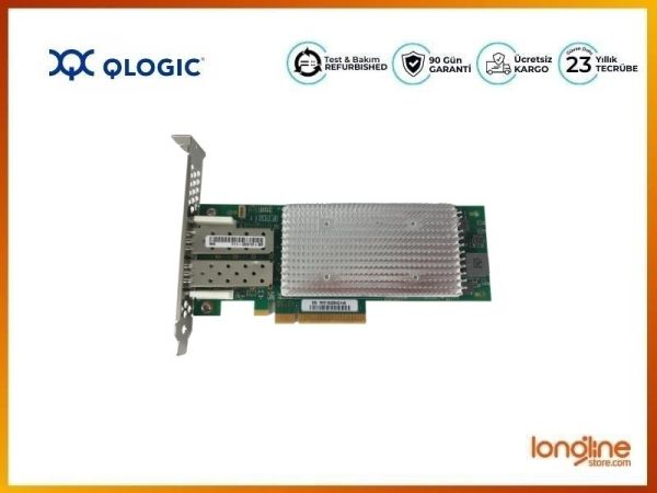 Qlogic QLE2672 16Gb Dual Port Fiber Channel Card Low Profile - 2