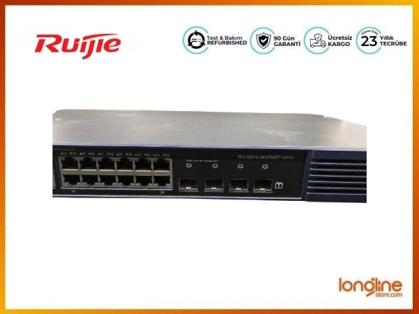 Ruijie RG-S2910-24GT4SFP-UP-H 24 Port Gigabit Network PoE Switch - 1