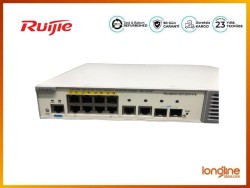 Ruijie RU-RG-S2910-10GT2SFP-P-E 8 Port 10/100/1000 Mbps Gigabit POE Switch - Thumbnail