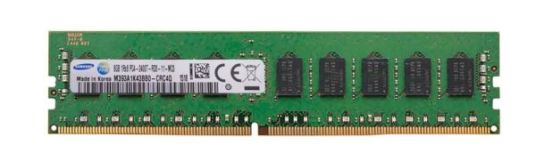 SAMSUNG 1X 8GB DDR4-2400 RDIMM PC4-19200T-R SINGLE RANK X8 MODULE - 1