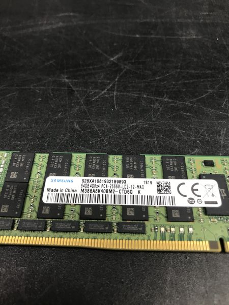 Samsung DDR4 64GB PC4-2666V 2666MHZ REG M386A8K40BM2-CTD