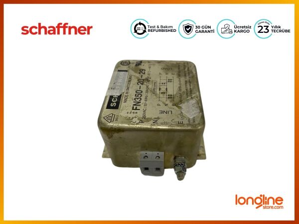 SCHAFFNER FN350-20-29 RFI POWER LINE FILTER - 3