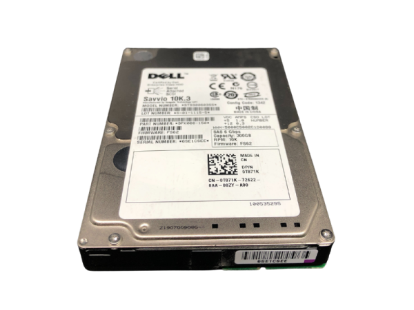 T871K Dell 300-GB 6G 10K 2.5 SAS w/F830C HDD - 1