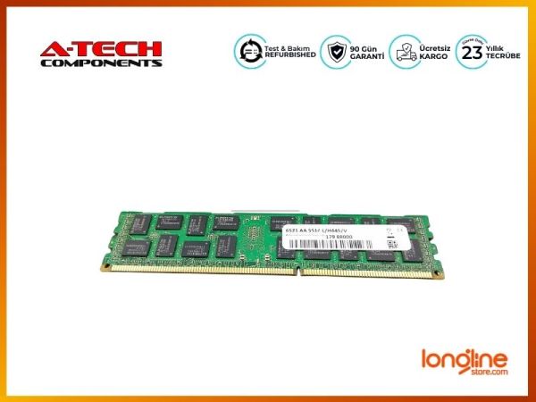 SERVER MEMORY DDR3 8GB PC3-10600 ECC 2Rx4 1.5v Certified for HP Systems 6521 AA 5514 L H445V - 1