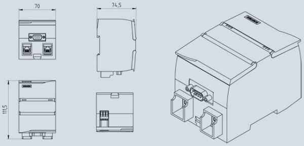 SIEMENS 6BK1620-0AA00-0AA0 /SIMATIC PN/CAN LINK - 3